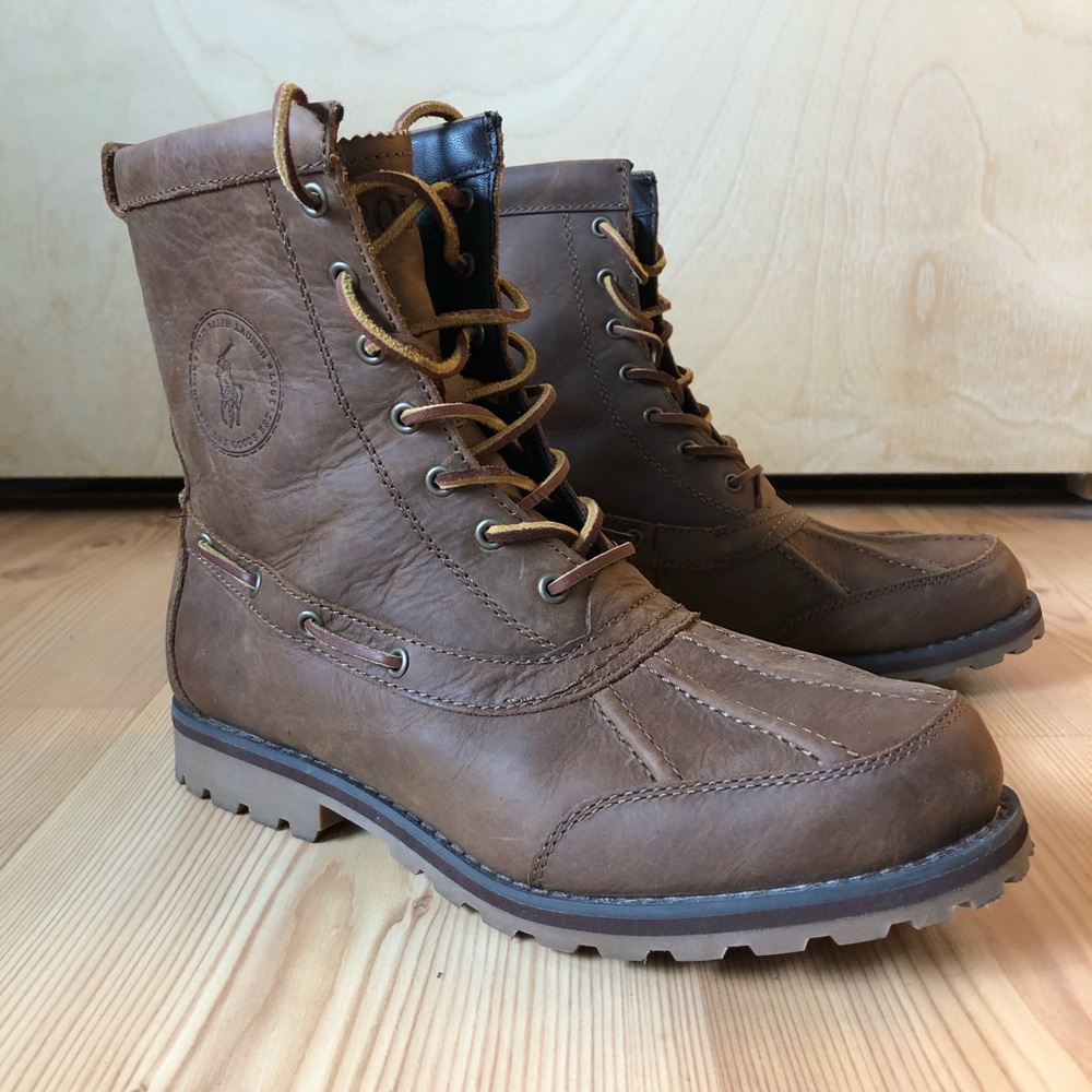 Polo Ralph Lauren boots 8.5 genuine leather
